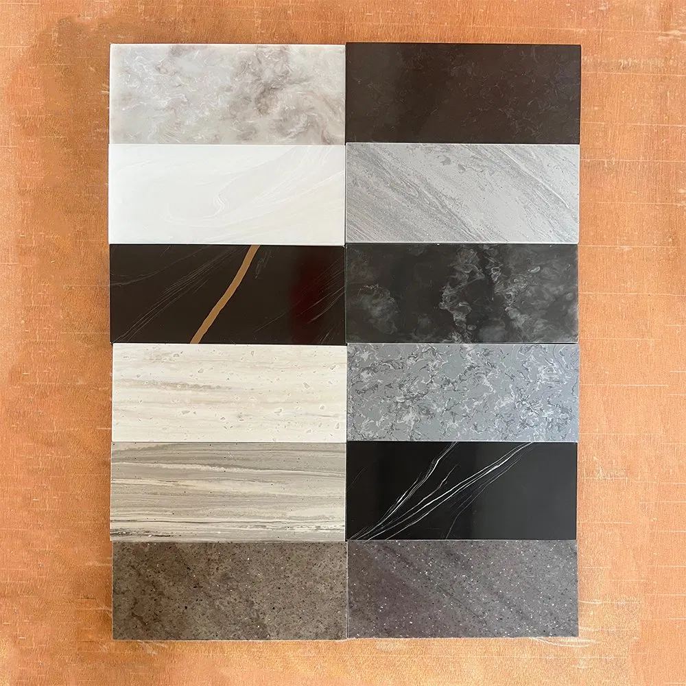 Sample Collection Artificial Marble Kitchen Top for Luxurious Modern Designs