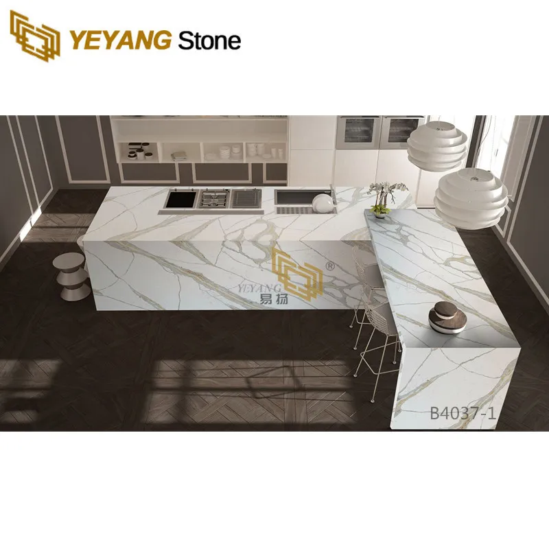 Calacatta Oro Quartz Application