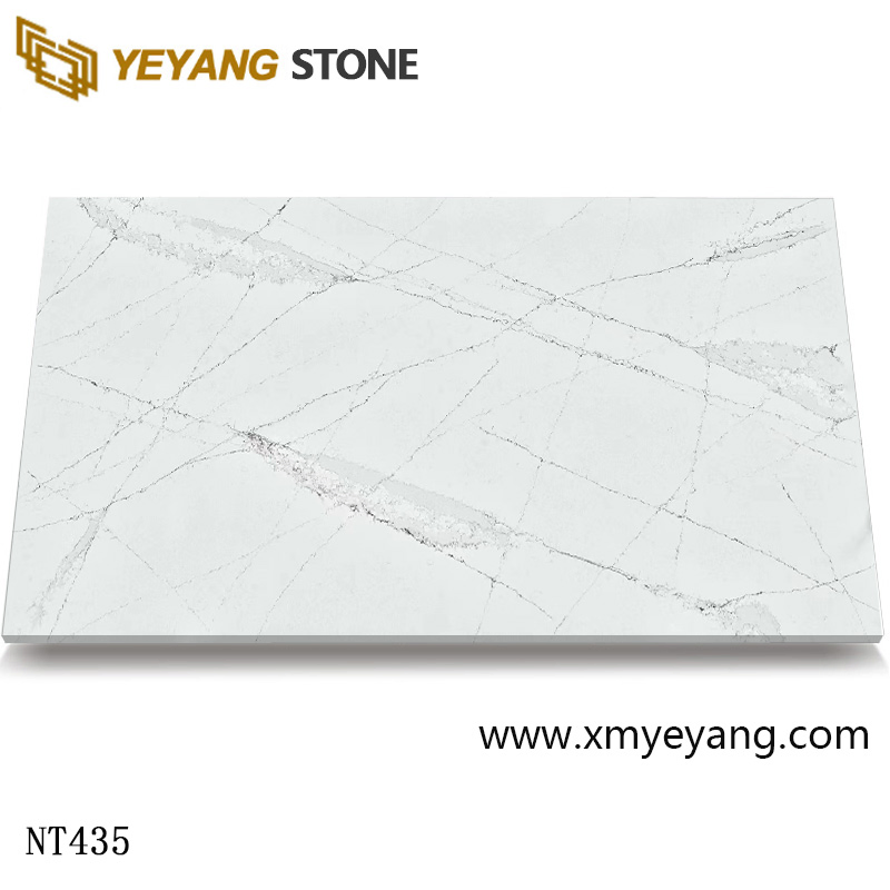 Pure White Quartz Slab/Tile Countertop/Vanity/Island/Table Artificial Quartz Stone