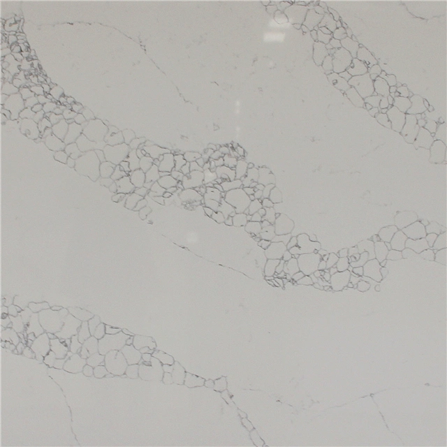 Caesarstone 5132 Statuario Marble Looking Calacatta Veined Quartz Stone Plate