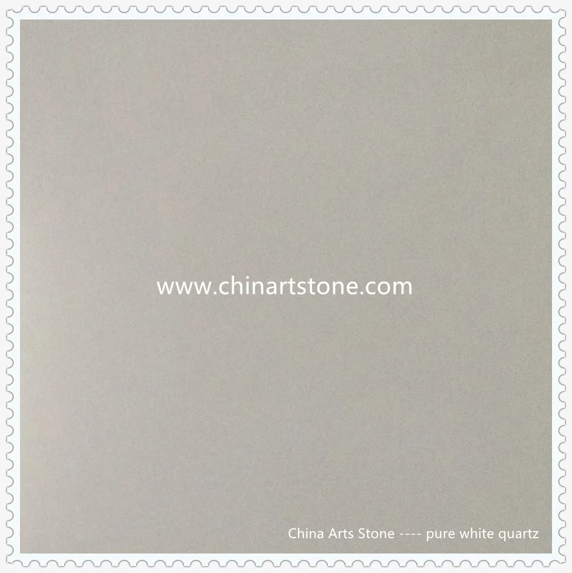 Pure White Slab Quartz for Countertop and Engineering Tile