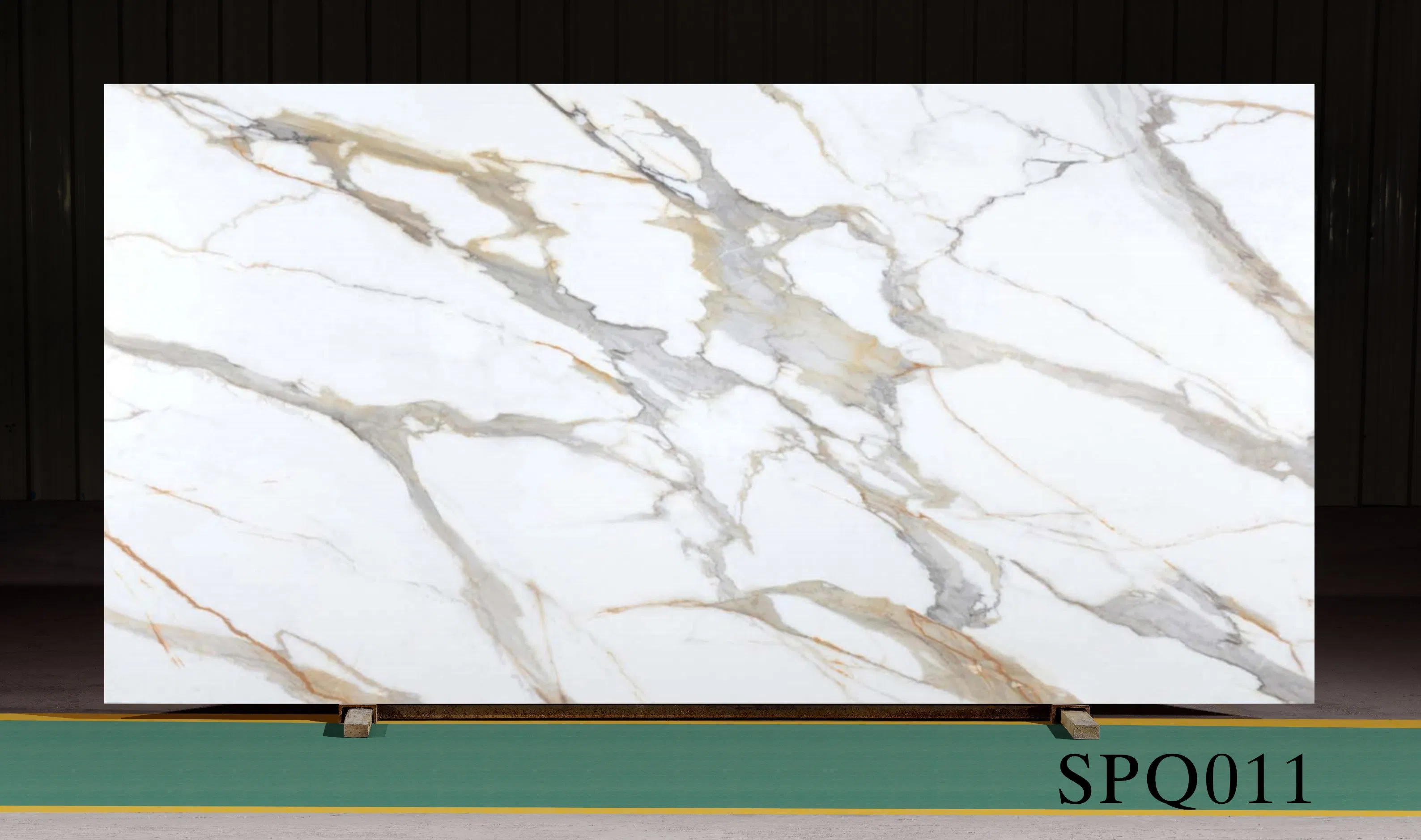 2cm/3cm New Design Calacatta Isabella Surface Heat-Trasfer Printing Quartz for Building Material