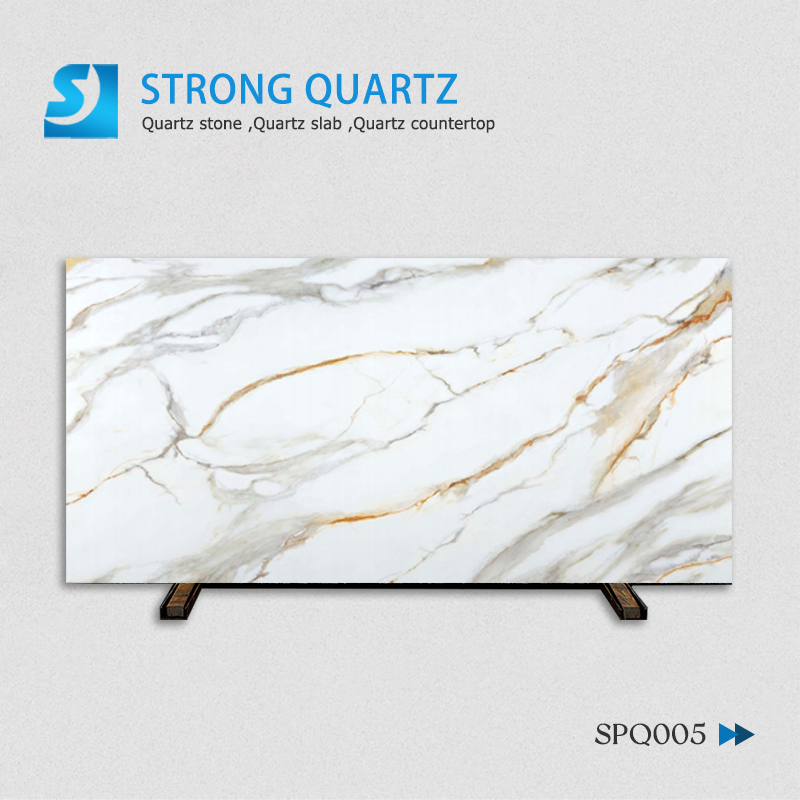 China 3200X1600mm Full Body Printed Quartz Slabs for Kitchen Contertops/Vanity Tops/Tabletops/Island Tops