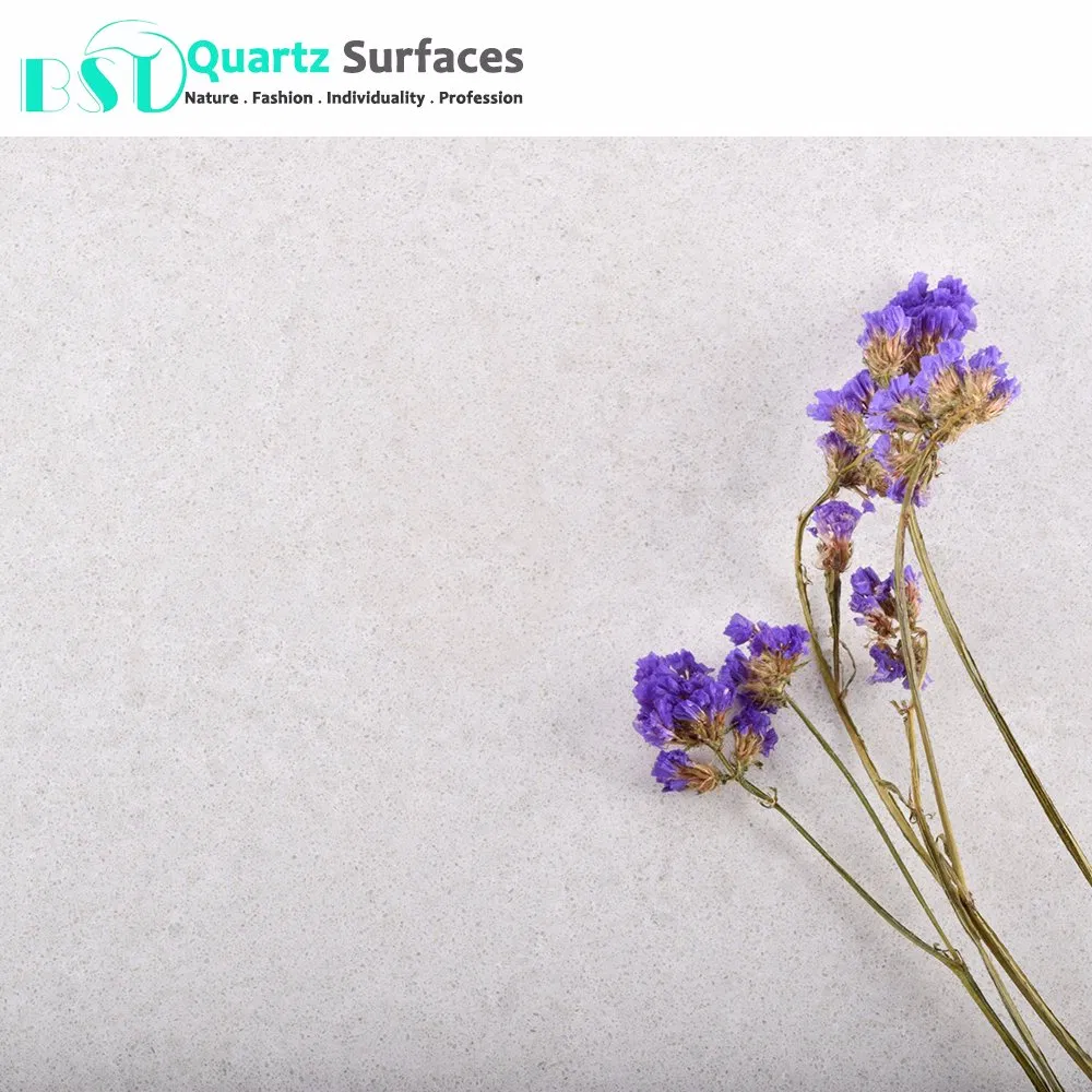 Pink Veined Quartz Stone for Kitchen Countertop