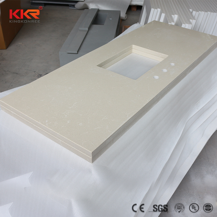 Countertops in Artificial Marble Acrylic Solid Surface Bathroom Vanity Top