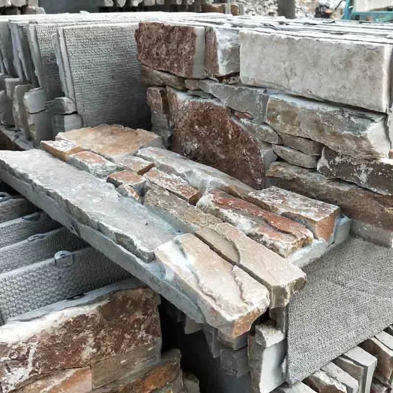 SMC-Cc158 China Natural Golden Yellow Slate Ledge Stone