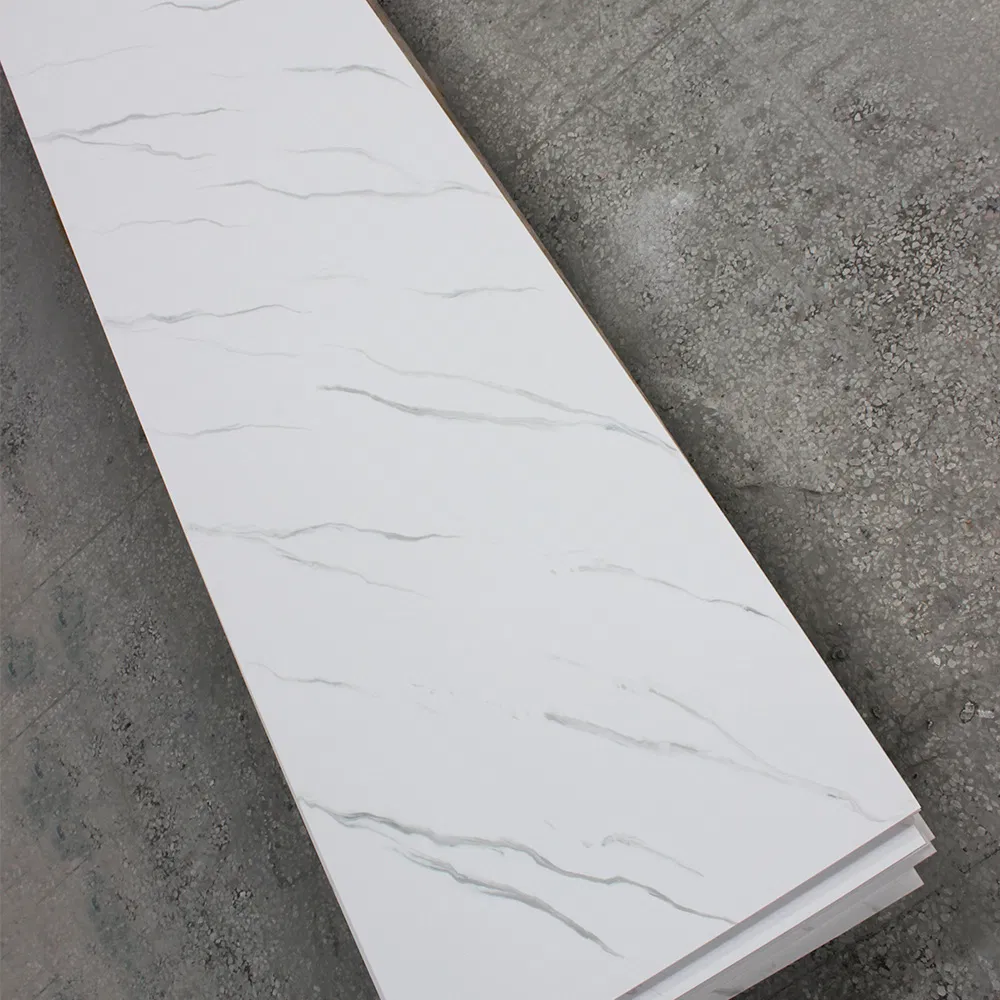 Premium White Artificial Marble Acrylic Slab for Elegant Kitchen Countertops