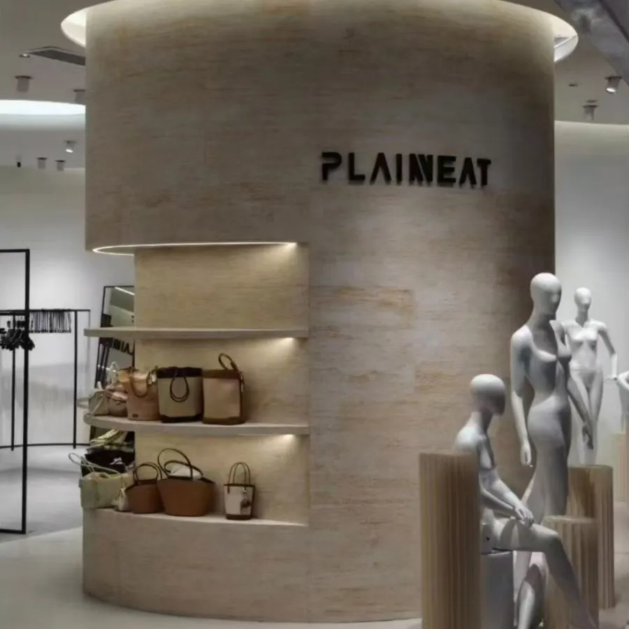 Travertine Stone Display