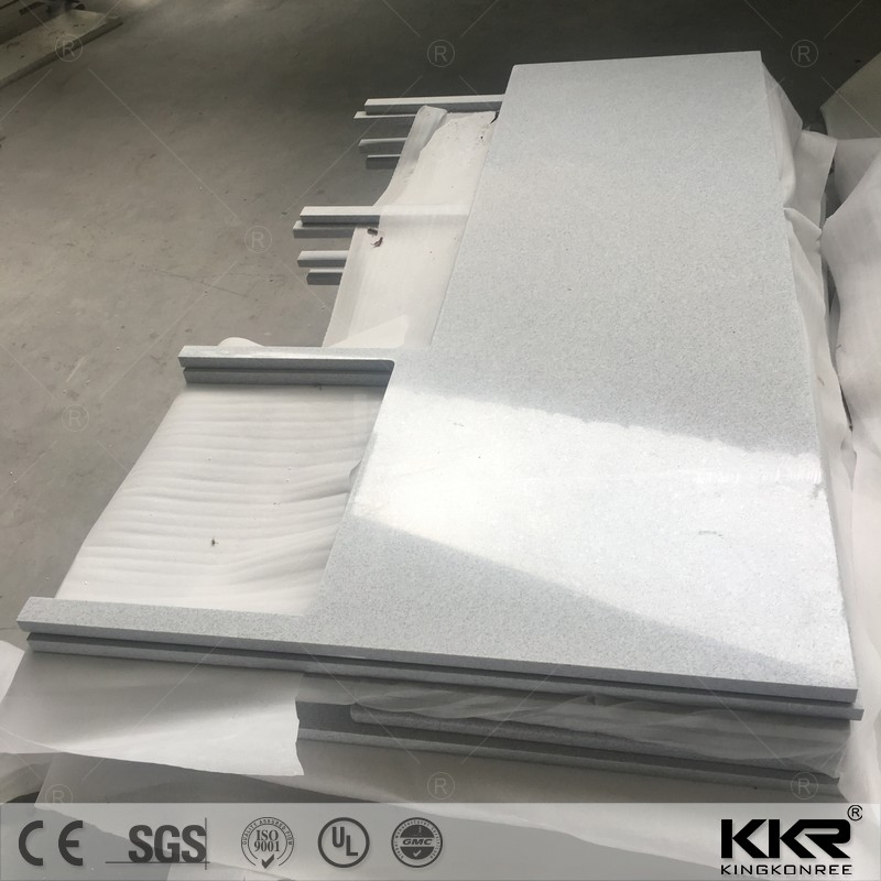 20mm Marble Like Artificial Stone Solid Surface Stone Vanity Top