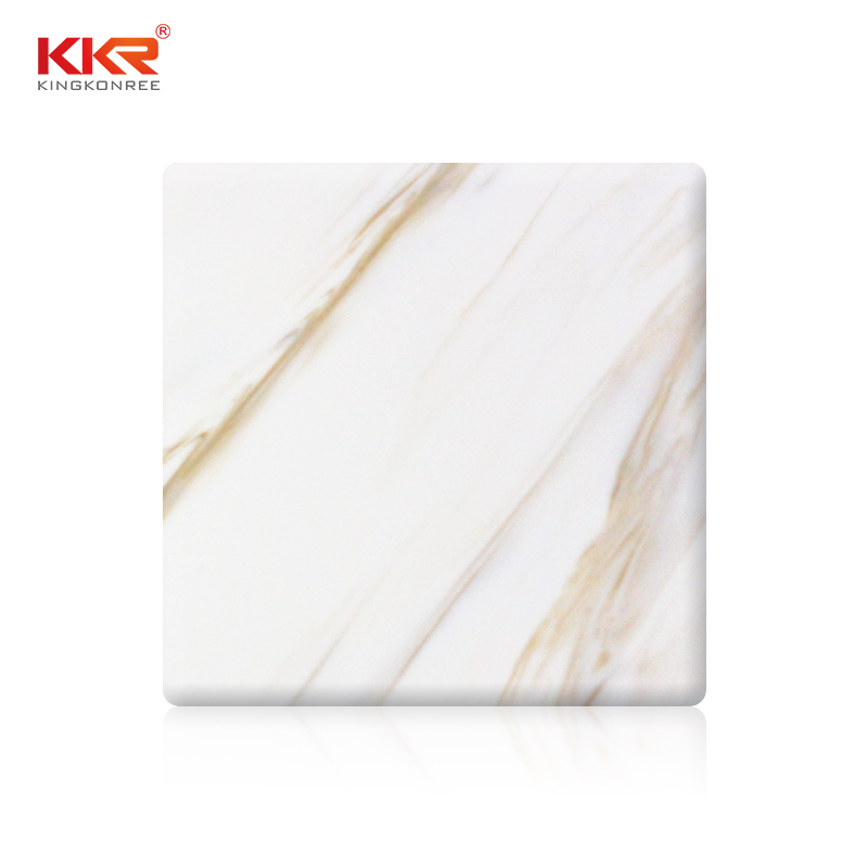 6mm/8mm Tub Surround Shower Wall Panels Solid Surface Hi-Macs Hanex Staron Artificial Marble Looking Acrylic Stone