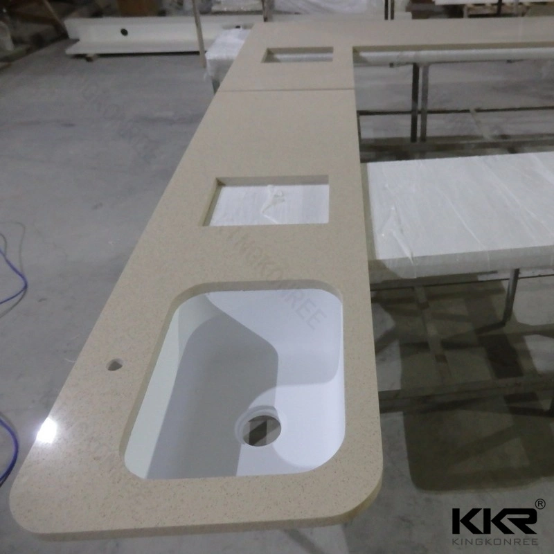 Custom Size Quartz Marble Stone Kitchen Countertops 60inch