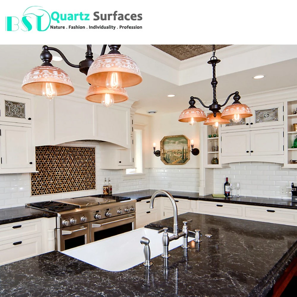 Calacatta Silica-Free Quartz Slab Non-Silica Premium Countertop for Safe Living