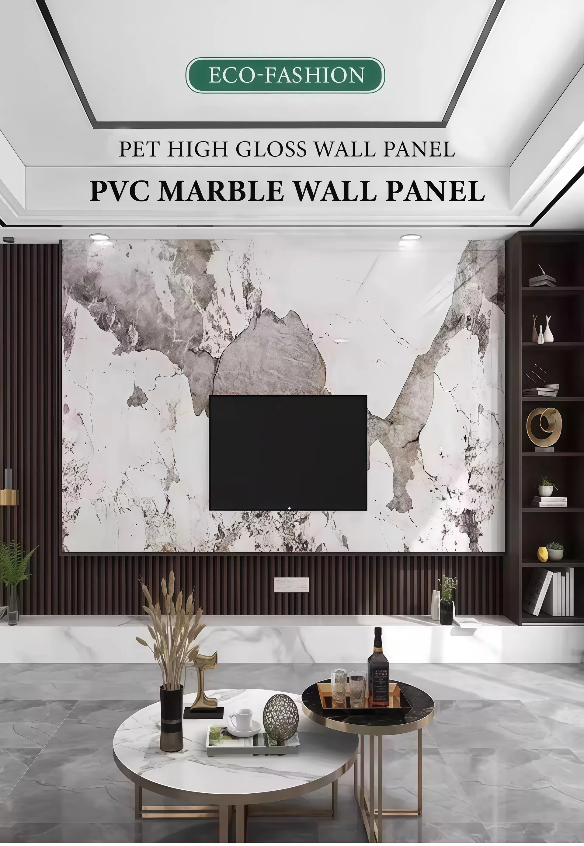 PVC Marble Wall Panel Detail 1