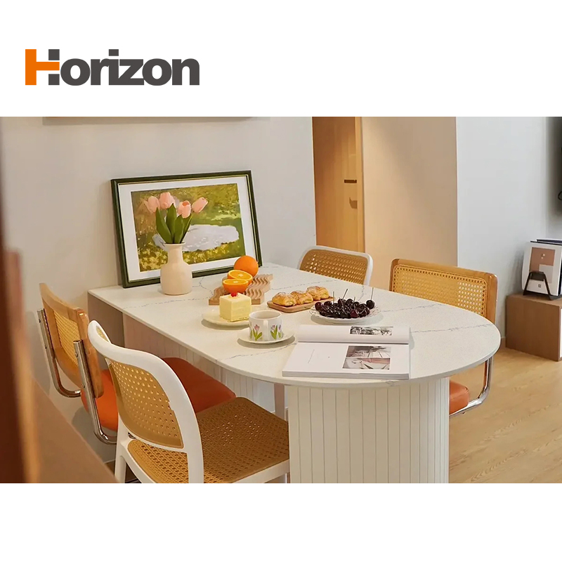 Beautiful Indian White Marble Artificial Quartz Stone Calucatta Carrara Granite Slabs