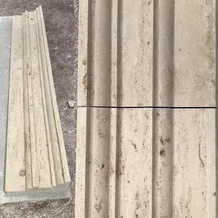 Customized Design Honed Beige Jura Limestone Moulding Stone for Exterior Wall Cladding