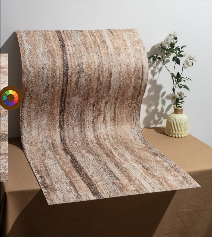 3D Mcm Interior Exterior Flexible Stone Veneer Wall Tiles Decoration Soft Wall Cladding Travertine Panel Artificial Stone