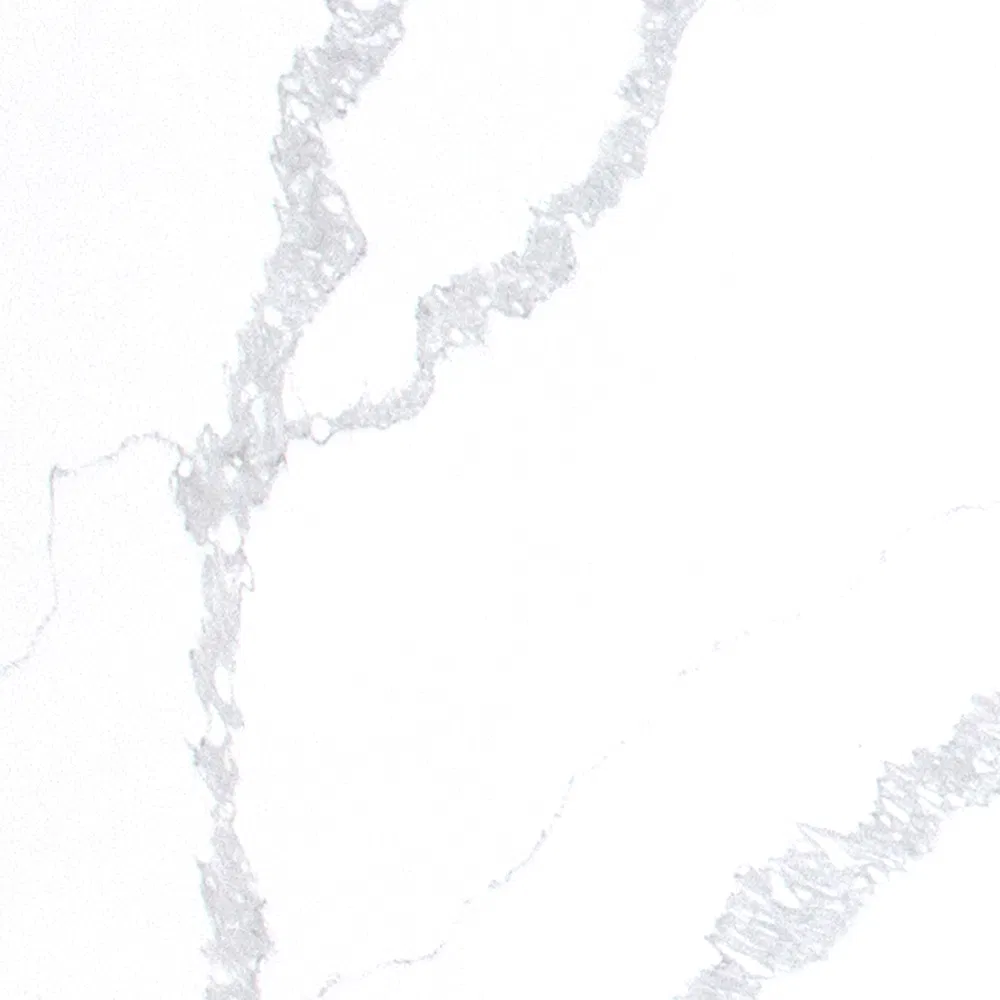 20mm Engineered Artificial Quartz Stone Calacatta White Quartz Stone for Countertop