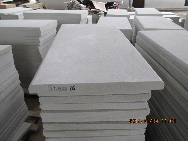Premium Natural Honed White Sandstone Paving Tiles for Outdoor Projects
