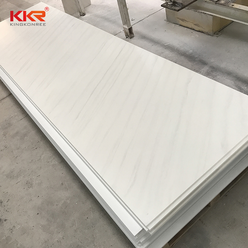 Textured Marble Look Stone Acrylic Solid Surface Sheet Artificial Marble