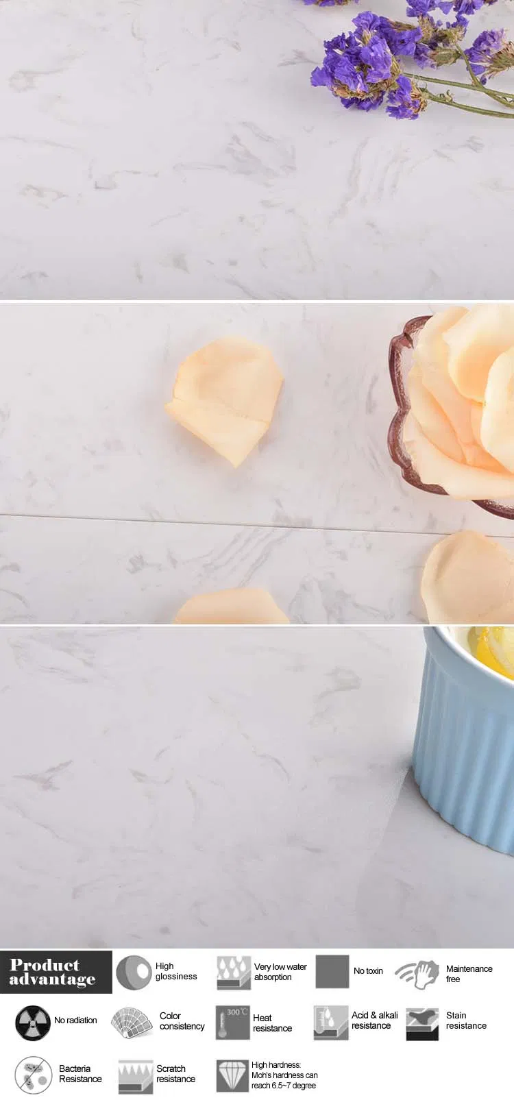 White-Veins Quartz Stone Surfaces