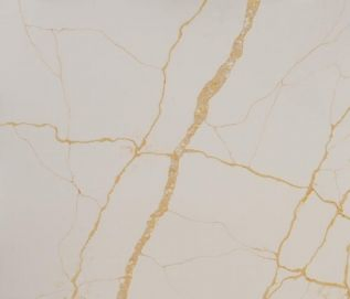 Artificial Quartz Slab Calacatta Gold for Kitchen and Bathroom Countertop