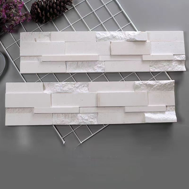 Outdoor Decoration Exterior Natural White Limestone Marble Culture Stone Wall Cladding Tile