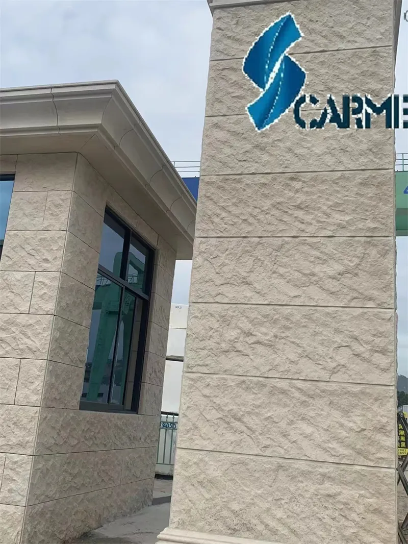 Beige Limestone Natural Stone Surface for Wall