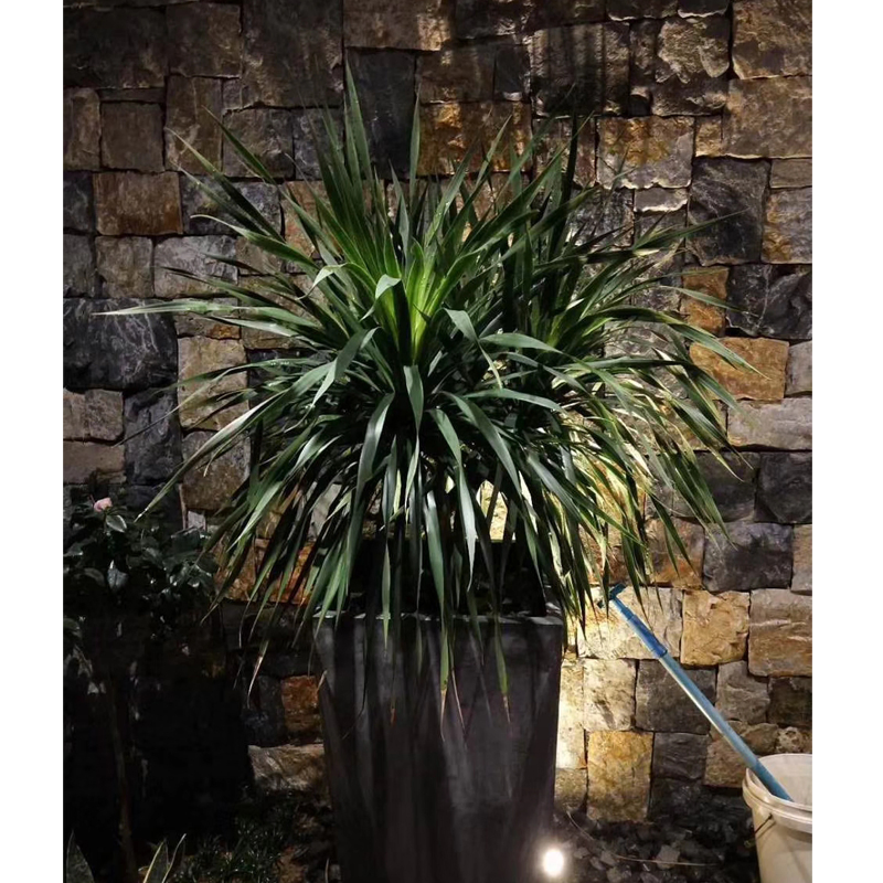 Brown Mixed Limestone Rock Face Outside Wall Stone Cladding