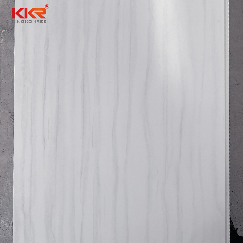 Artificial Stone White 100% Pure Acrylic Marble Pattern Countertop Solid Surface Slabs