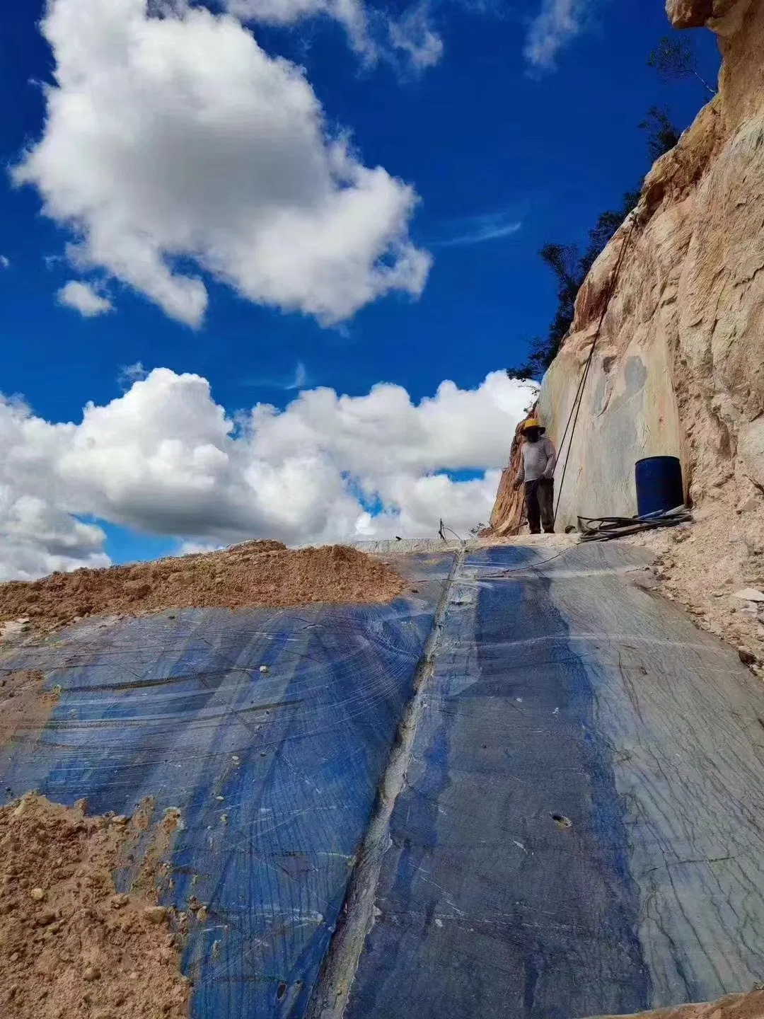 Recycled Marble Counter Top in High-Performance Resin with Custom Patterns