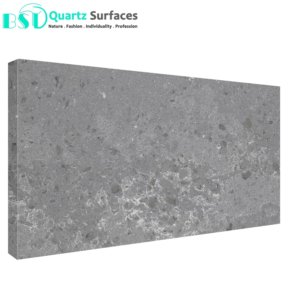 Engineered Quartz Stone Slabs with Leather Surface and Corrosion Resistance