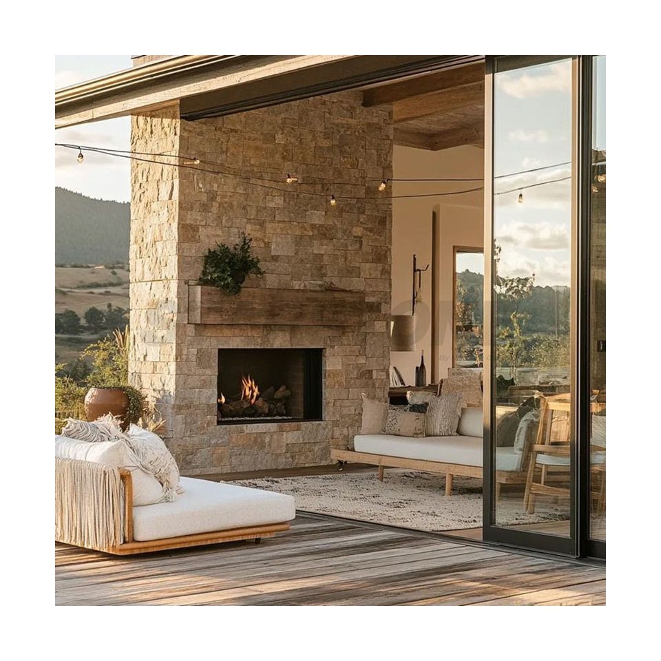 Starstone Natural Stone House Hotel Project outdoor Indoor Decoration Limestone Wall Cabbing