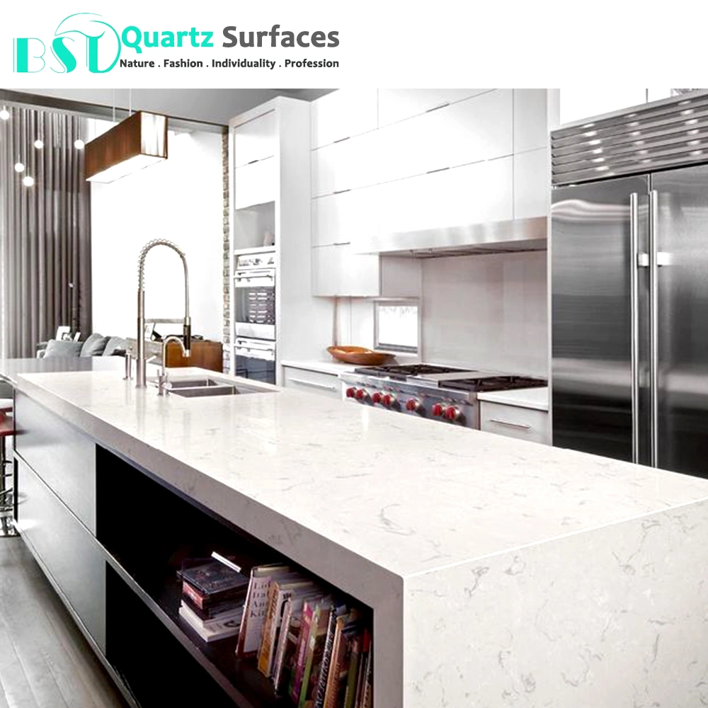White-Veins Quartz Stone Surfaces