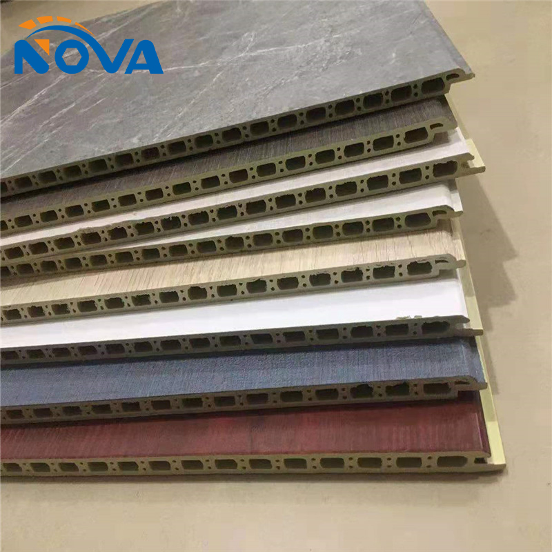 Engineered Interior Decoration WPC TV Background Bamboo Wood Fiber Integrated Wall Panel