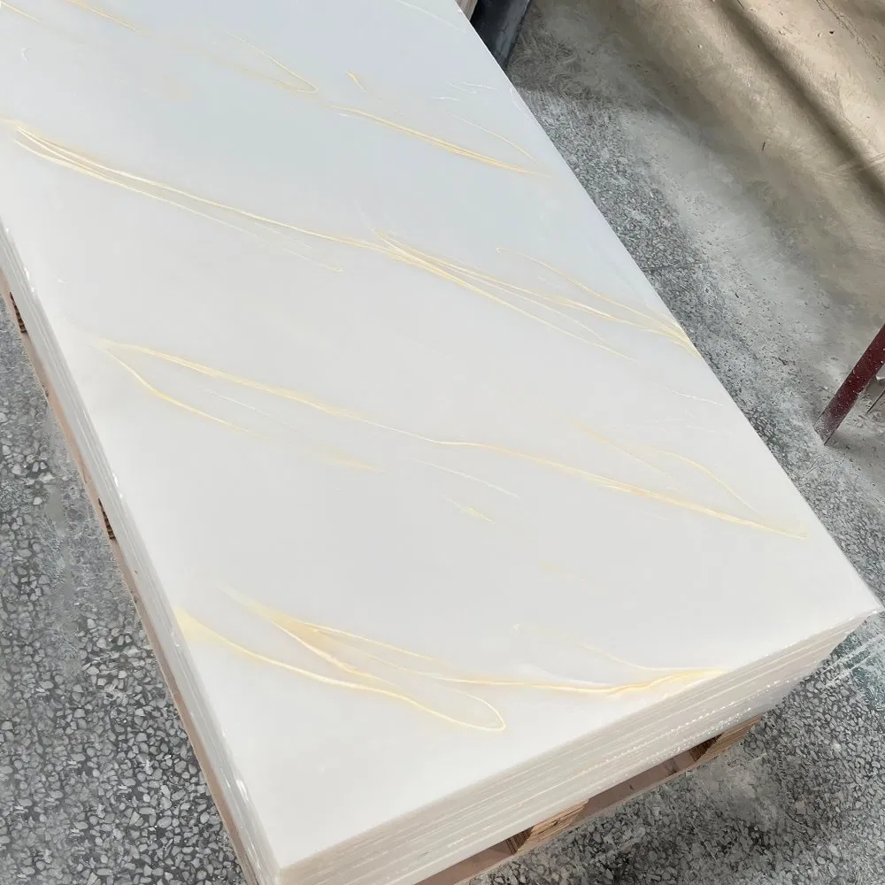 Customizable Solid Surface Marble Alternative with Artificial Marble Fabrication ODM