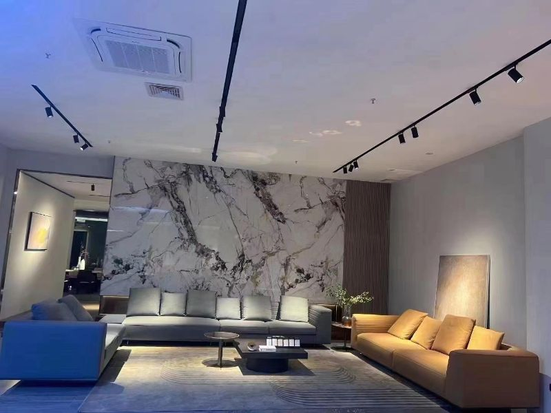 Luxury High-End Sintered Stone 1200X2700mm Big Slabs Porcelain Marble Tile Glazed Finished Sintered Stone for House Wall and Floor