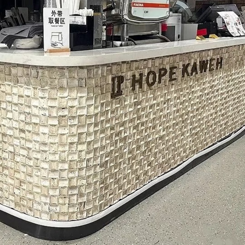 Wall Decor Artificial 3D Mosaic Travertine Stone for Shop Wholesale Outdoor Indoor Fireproof Foldable Soft Tiles High Quality