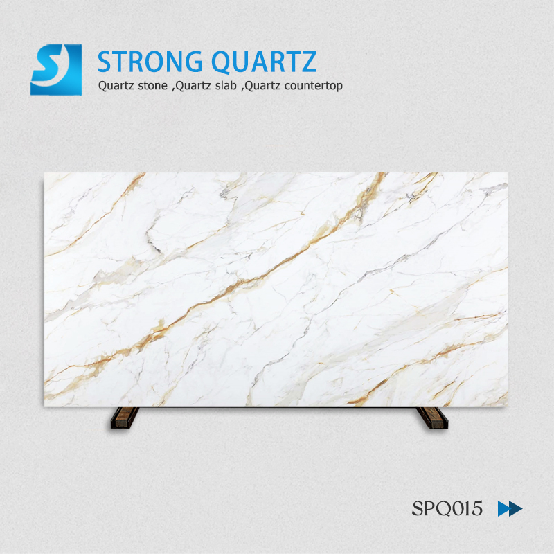 China 3200X1600mm Full Body Printed Quartz Slabs for Kitchen Contertops/Vanity Tops/Tabletops/Island Tops