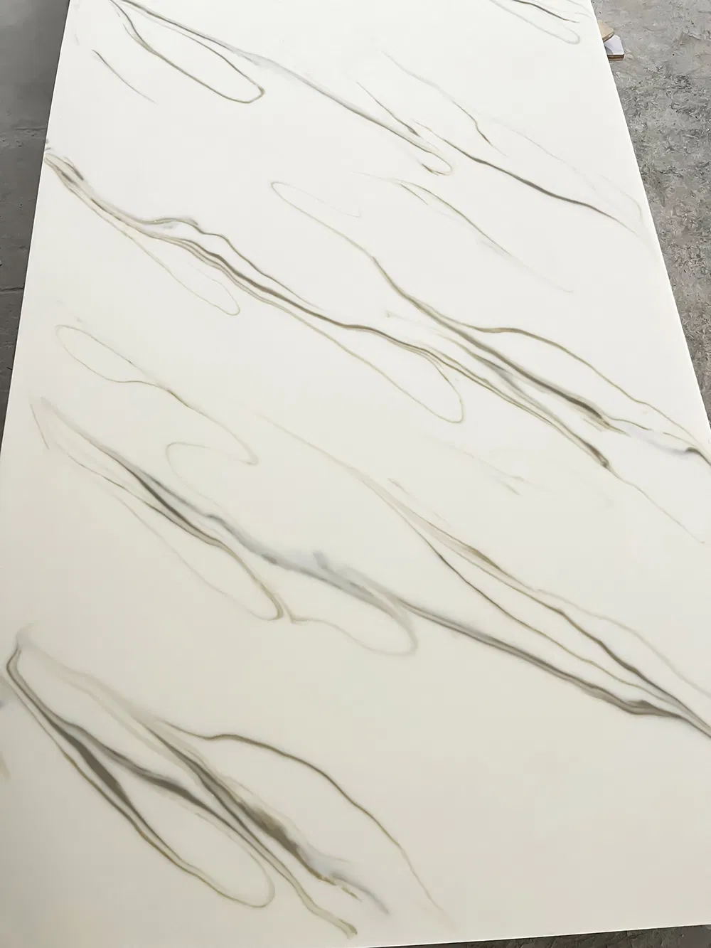 Modern White Acrylic Kitchen Worktop