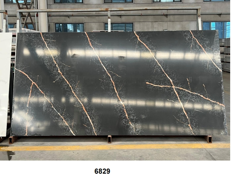 Calacatta Quartz Stone Wholesale Solid Surface Customized Kitchen Countertops