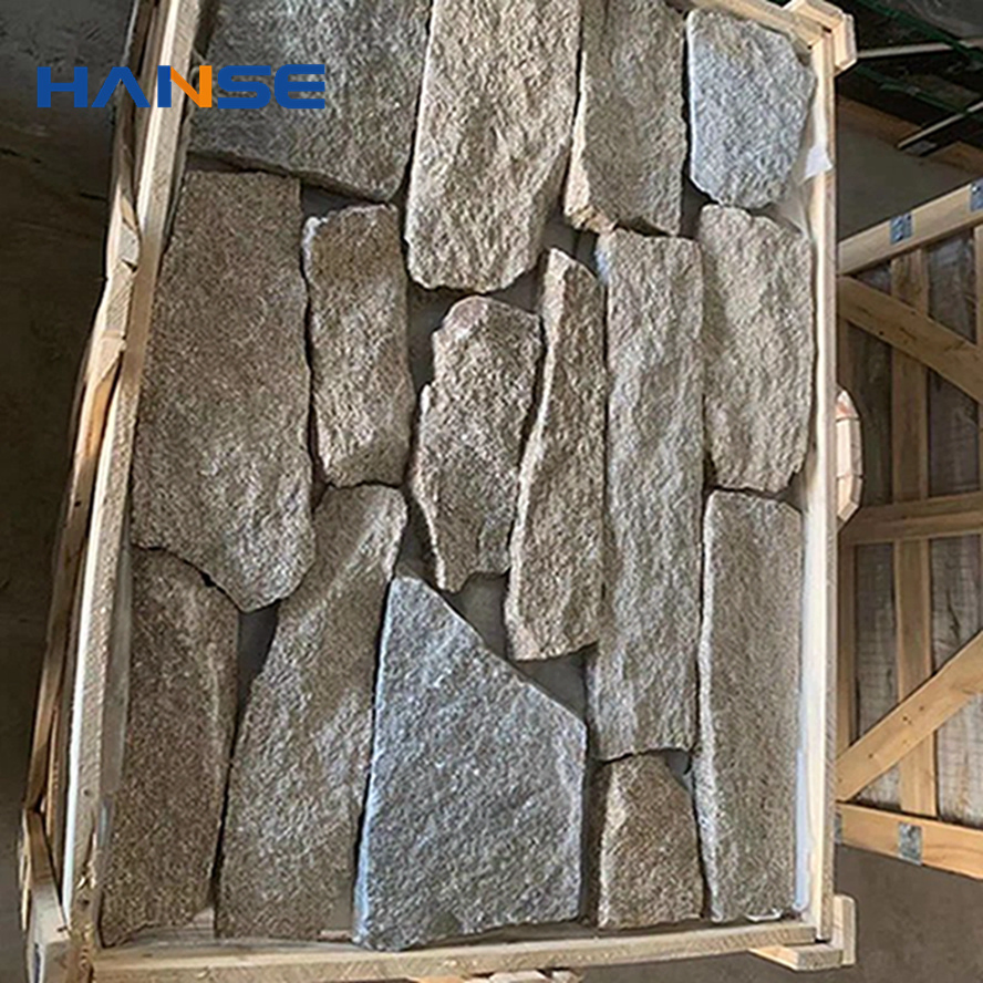 External Wall Cladding Random Stack Limestone Natural Cheap Rusty Split Face Slate Stone