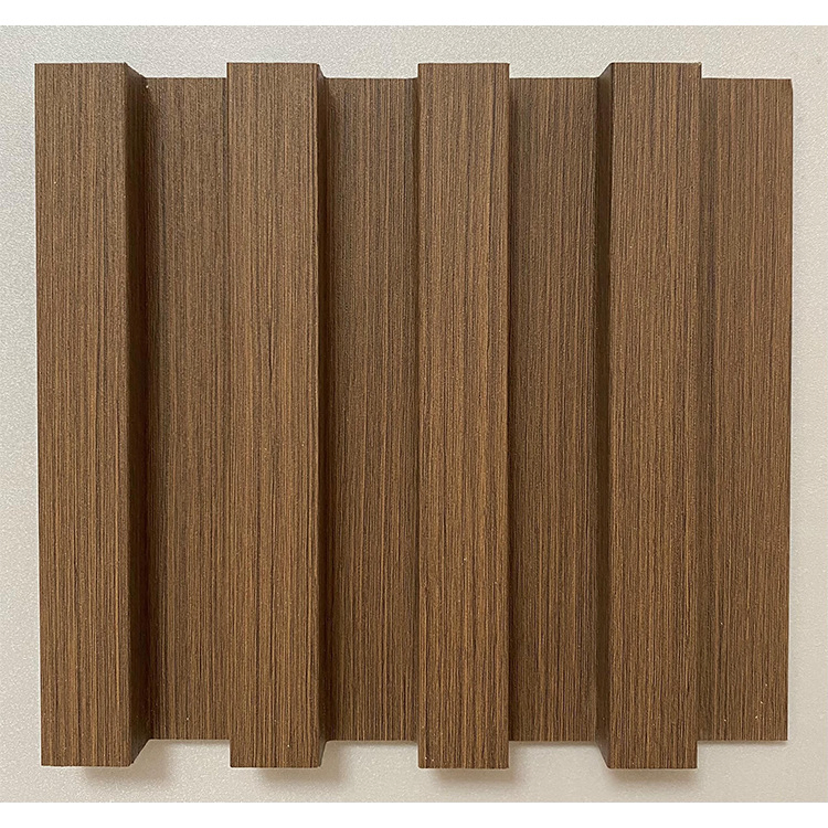 160mm Width Engineered Indoor PVC WPC Wall Cladding Fluted Panels Decorate Ceiling