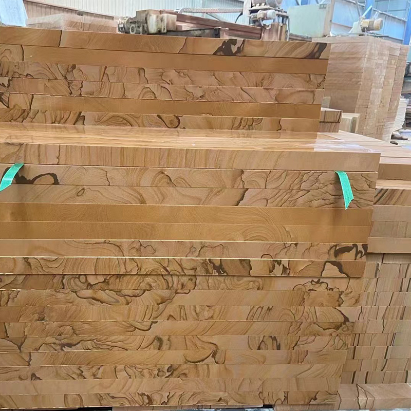 Chinese Yellow Landscape Wooden Sandstone Yellow Sandstone Slab Tiles of Sino Topstone