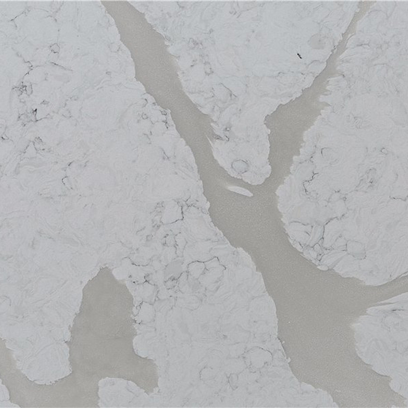 Polishing New Design Calacatta Raw Quartz Stone Slab