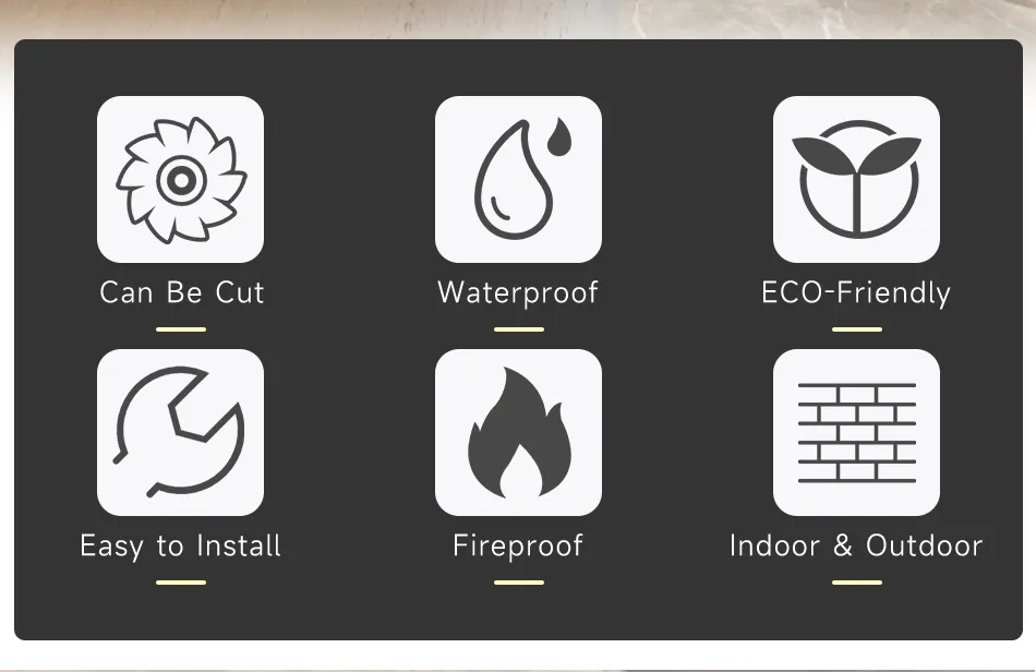 Flexible Stone Details