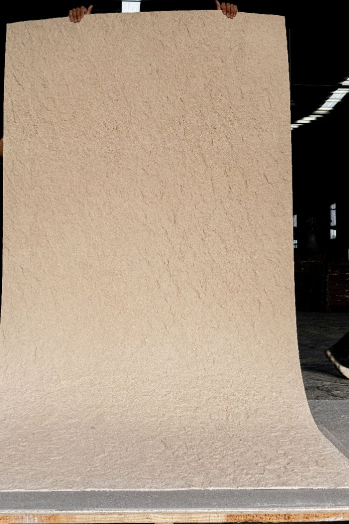 Flex Stone Cladding Wall Floor Decoration Flexible Stone Veneer Solid Surface Slabs Faux Mushroom Panel Living Room Furniture Decoration Artificial Marble Slab