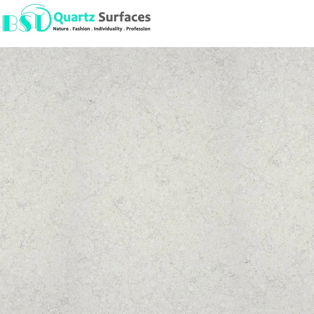 Popular Grey Veined Engineered Quartz Stone for Kitchen Countertops