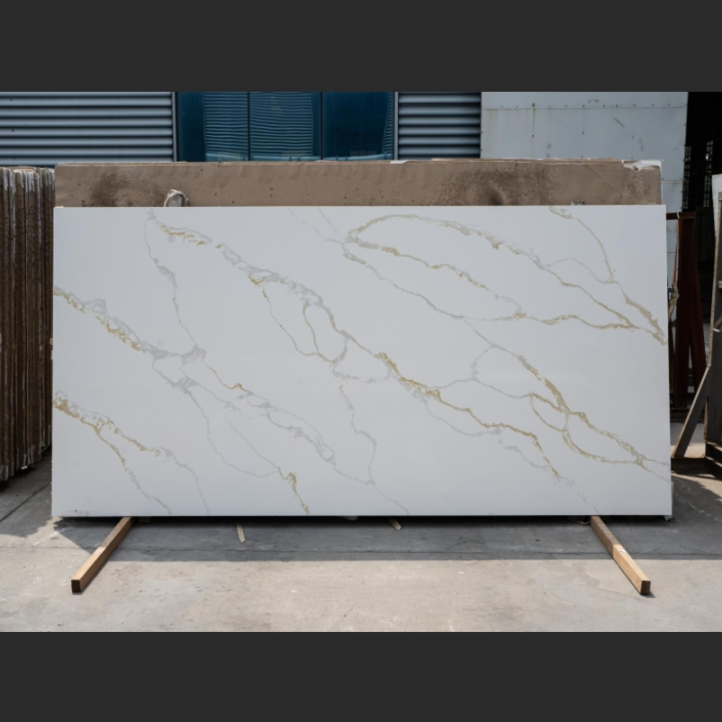 15-30mm Quartz Counter Top Artificial Stones Quartz Slab Vanity Tops Kitchen Countertop Pure White Quartz Slab