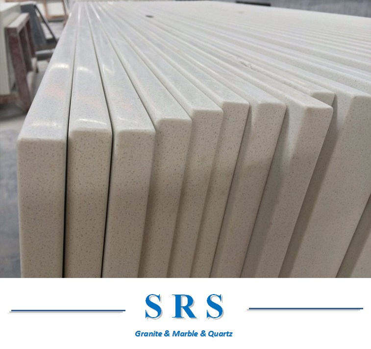 Engineered Stone Artificial Stone Solid Surface Slabs Tiles Crystal /Pure White Black Calacatta Quartz for Kitchen Counter Tops Benchtop Vanity Tops