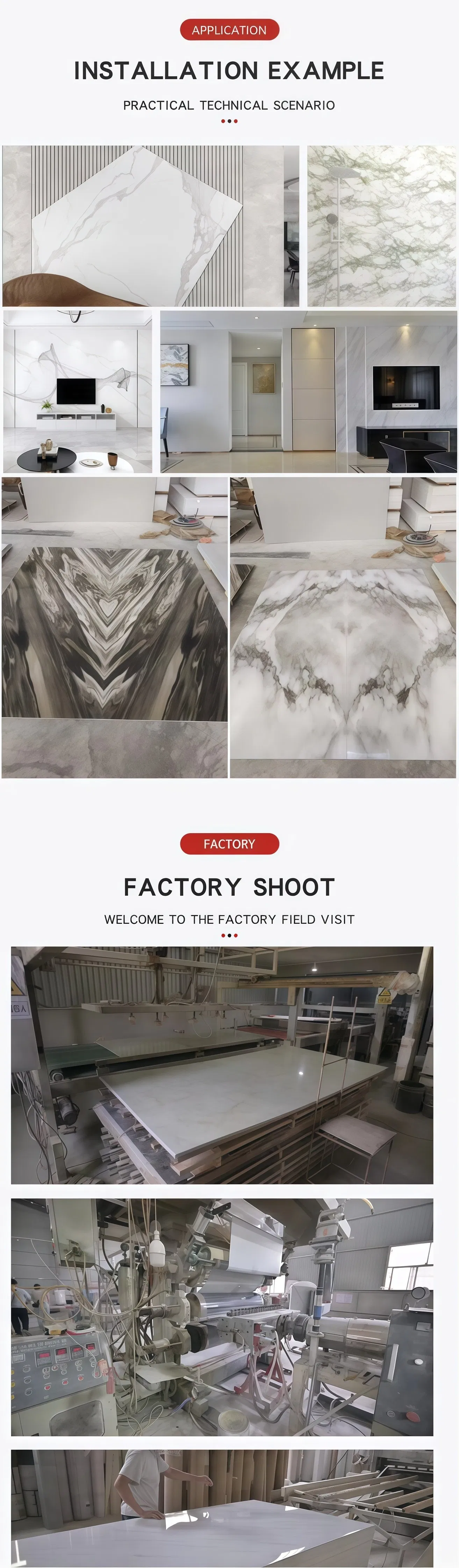 PVC Marble Texture Details